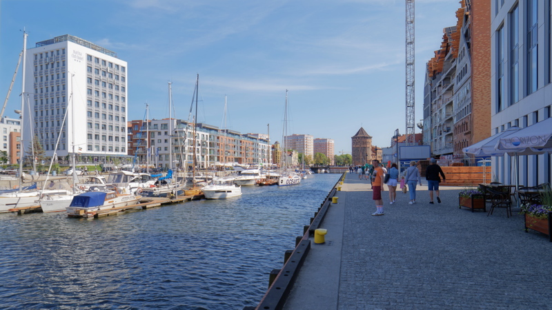 27 The Motława River waterfront in Gdańsk, Poland